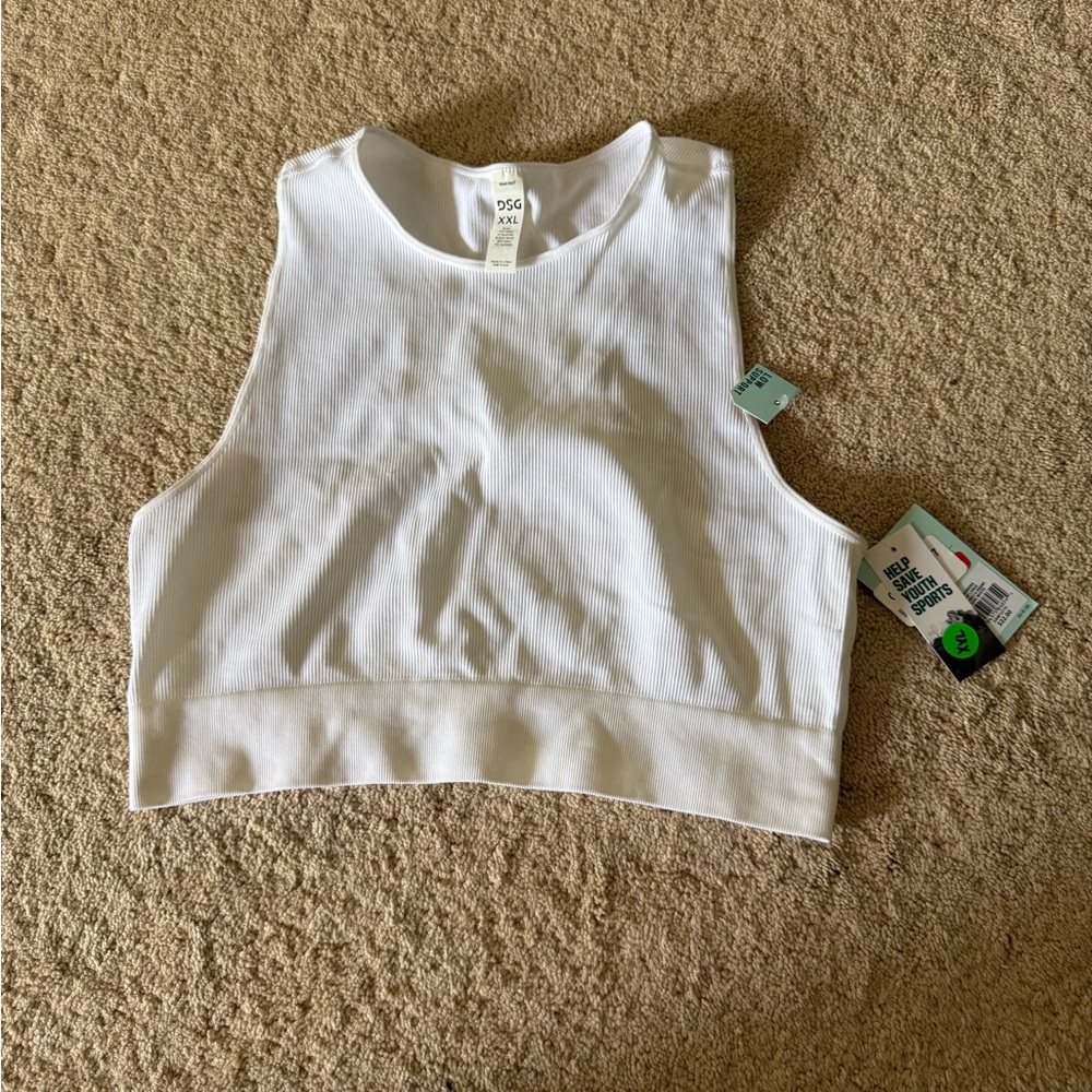 dsg Wm’s XXL White Sports Bra